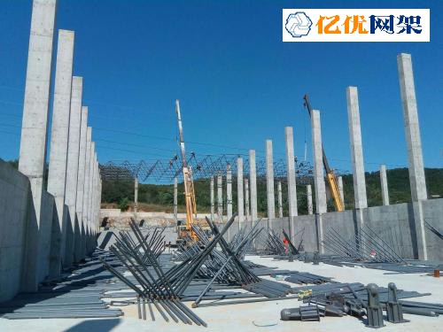 瑞金料棚网架设计